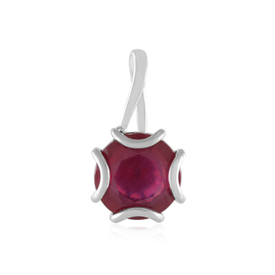Madagascar Ruby Platinum Pendant