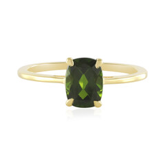 Russian Diopside Silver Ring