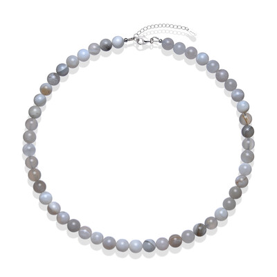 Agate Silver Necklace