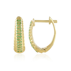 Tanzanian Tsavorite Silver Earrings