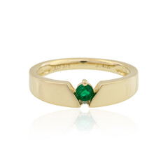 9K Muzo Colombian Emerald Gold Ring (de Melo)