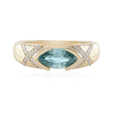 9K Ratanakiri Zircon Gold Ring (de Melo)