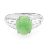 Imperial Chrysoprase Silver Ring