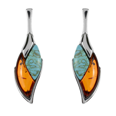 Baltic Amber Silver Earrings (dagen)