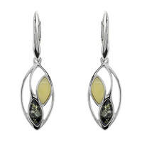 Baltic Amber Silver Earrings