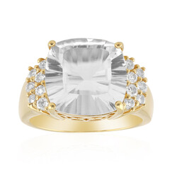 White Topaz Silver Ring