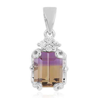 Ametrine Silver Pendant