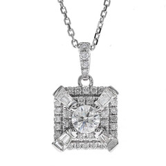 14K SI2 (H) Diamond Gold Necklace (CIRARI)