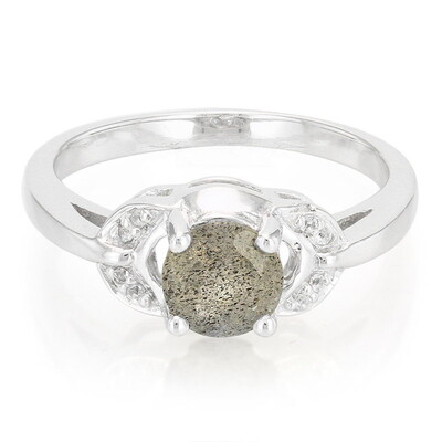 Romanian Spectrolite Silver Ring