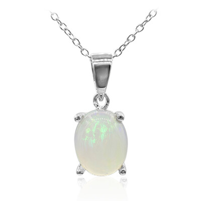 Welo Opal Silver Necklace