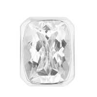 White Quartz Silver Pendant