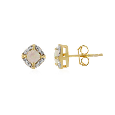Welo Opal Silver Earrings