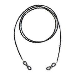 Black Spinel Silver Accessory