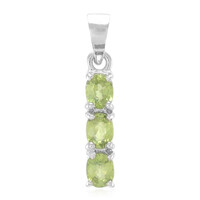 Mozambique Sapphire Silver Pendant
