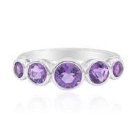 Bolivian Amethyst Silver Ring