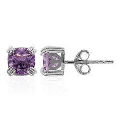 Amethyst Silver Earrings
