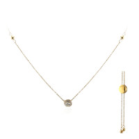 White Topaz Silver Necklace