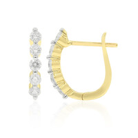 14K SI1 (G) Diamond Gold Earrings