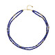 Golden Hematite Silver Necklace (Riya)