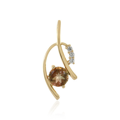 9K Oregon Sunstone Gold Pendant