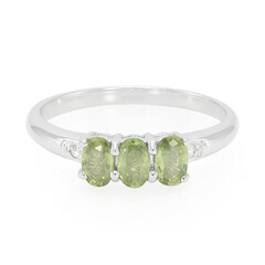 Mozambique Sapphire Silver Ring
