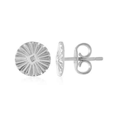 I2 (I) Diamond Silver Earrings