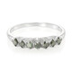 Fancy Diamond Silver Ring