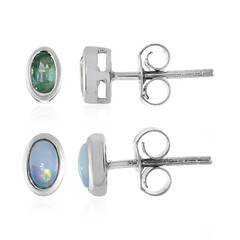 Mint Kyanite Silver Earrings