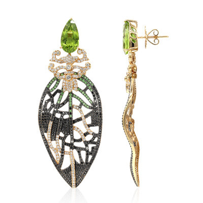 18K Peridot Gold Earrings (Estée Collection)