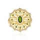 Russian Diopside Silver Ring