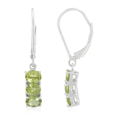 Mozambique Sapphire Silver Earrings