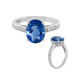 Colour Change Fluorite Silver Ring