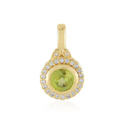 Sphene Silver Pendant