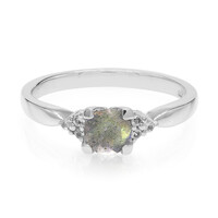 Romanian Spectrolite Silver Ring