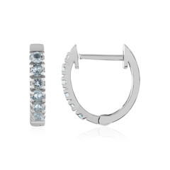 Brazilian Aquamarine Silver Earrings