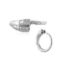 Indian Garnet Silver Ring