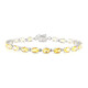 Citrine Silver Bracelet