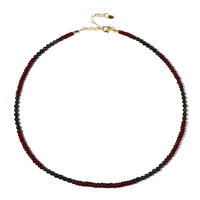 Ruby Silver Necklace