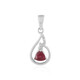 Madagascar Ruby Silver Pendant