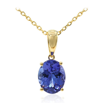 14K AAA Tanzanite Gold Necklace (CIRARI)