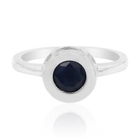 Blue Sapphire Silver Ring
