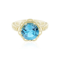 9K Swiss Blue Topaz Gold Ring (Ornaments by de Melo)