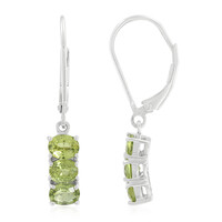 Mozambique Sapphire Silver Earrings