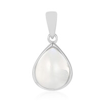 Tanzanian Rainbow Moonstone Silver Pendant