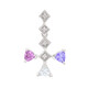 Unheated Tanzanite Silver Pendant
