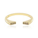 I3 Champagne Diamond Silver Ring
