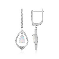 Welo Opal Silver Earrings