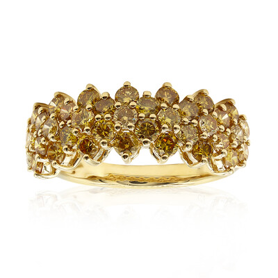 14K SI2 Orange Diamond Gold Ring (CIRARI)