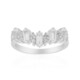 White Topaz Silver Ring