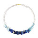 White Quartz Silver Necklace